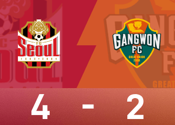 Tường thuật trận K-League Hàn Quốc: Lingard lập cú đúp, Ryu Jae-moon lật ngược thế cờ, Seoul lật ngược thế cờ Gangwon 4-2